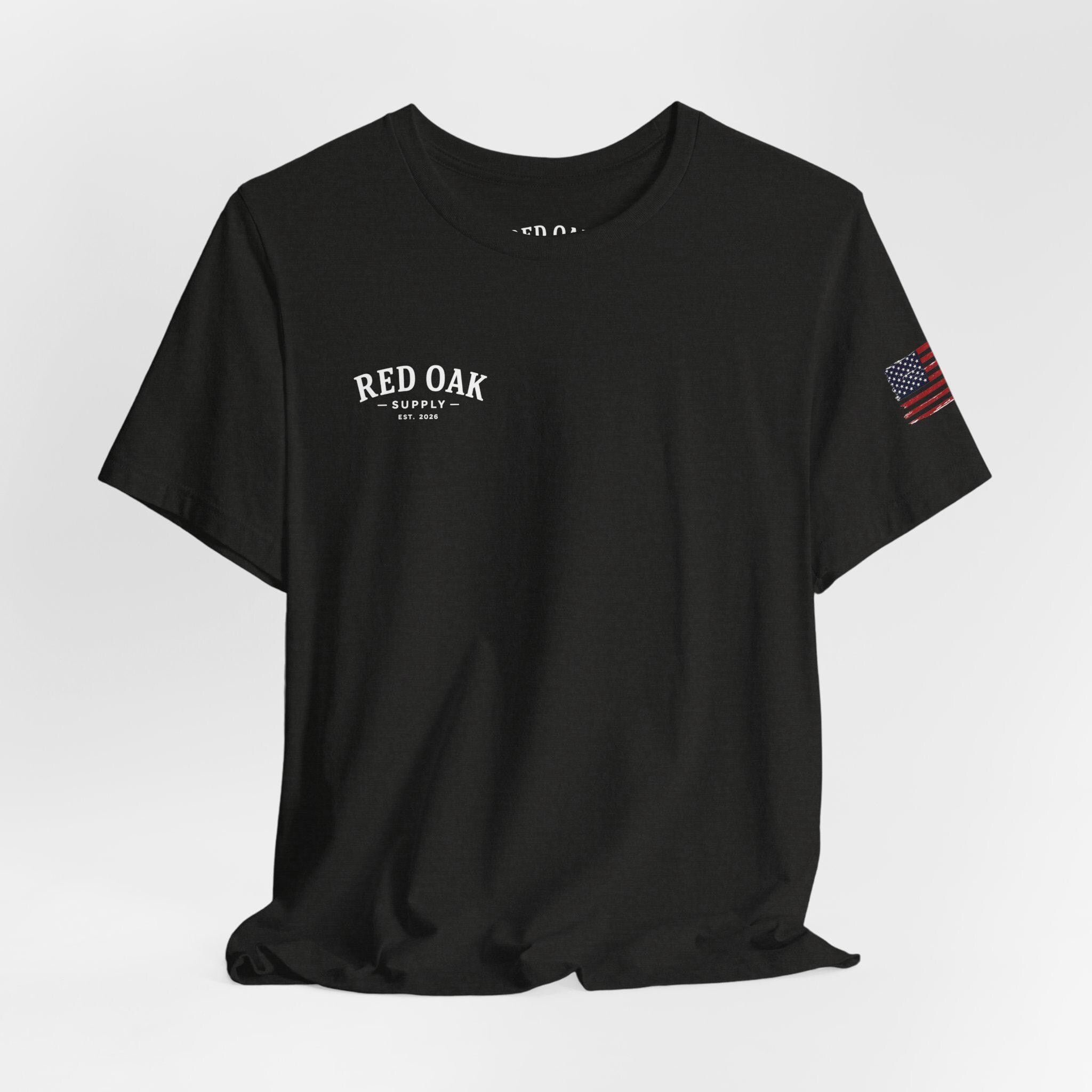 American Flag Sleeve Tee