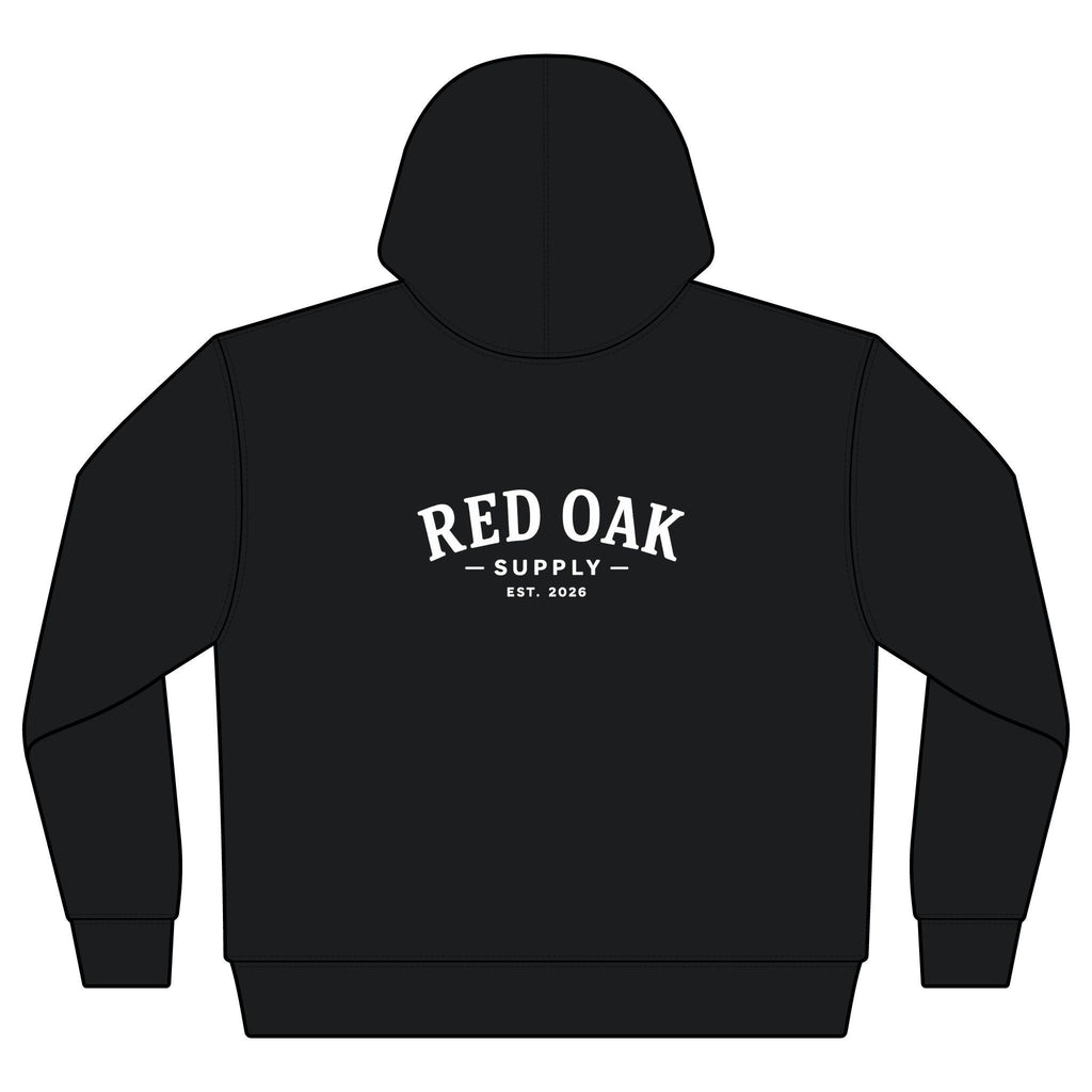 Black Patriotic Full-Zip Hooded Sweatshirt