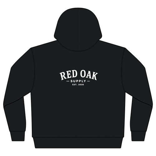 Black Patriotic Full-Zip Hooded Sweatshirt