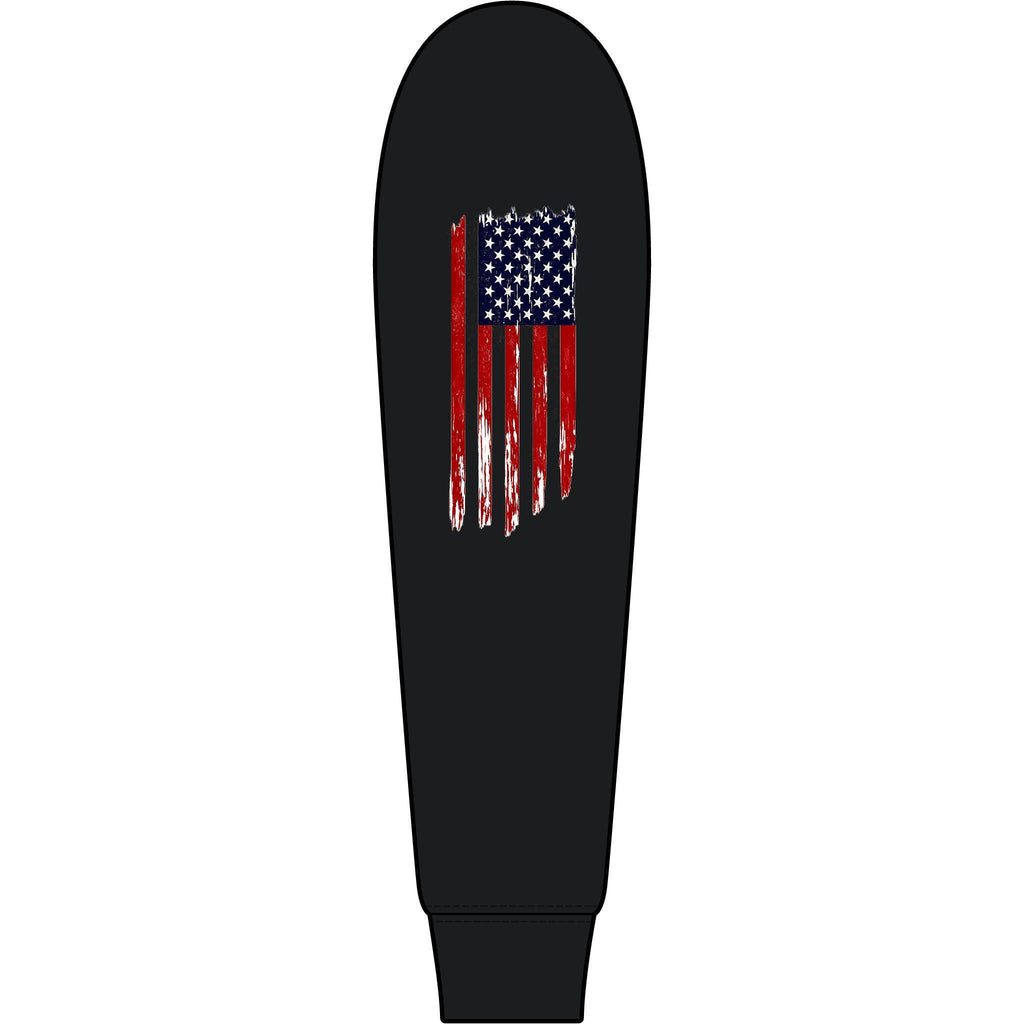 Black Patriotic Full-Zip Hooded Sweatshirt