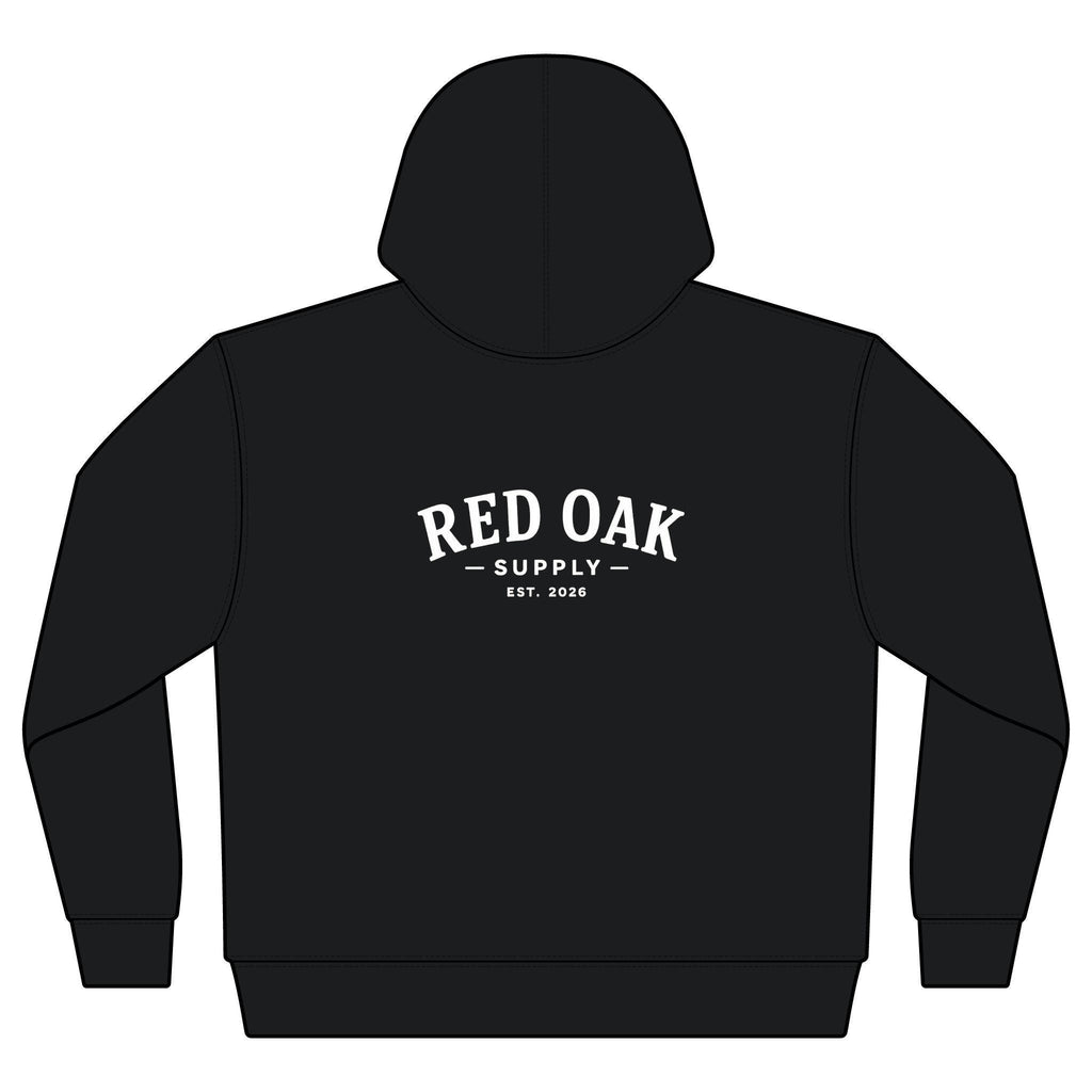 Black Patriotic Full-Zip Hooded Sweatshirt