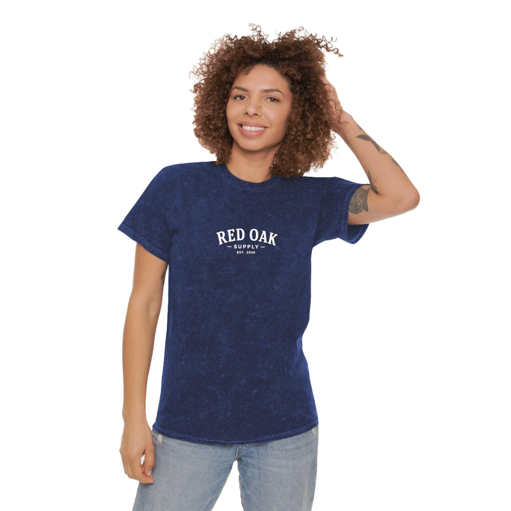 Mineral Washed American Flag T-Shirt - Red Oak Supply