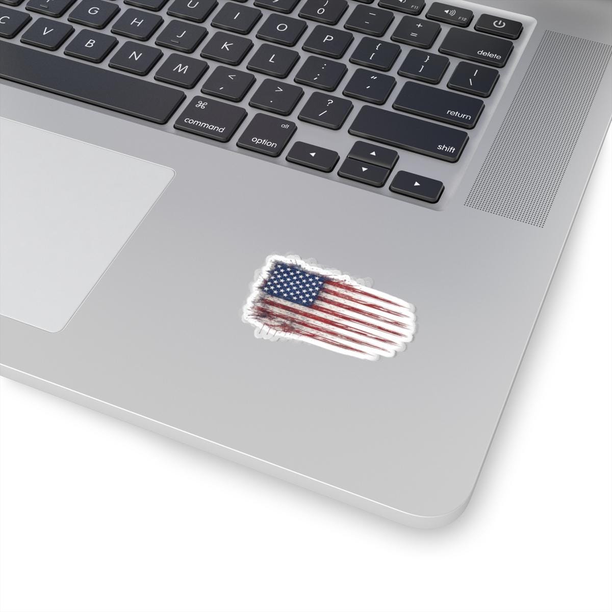 American Flag Kiss-Cut Sticker