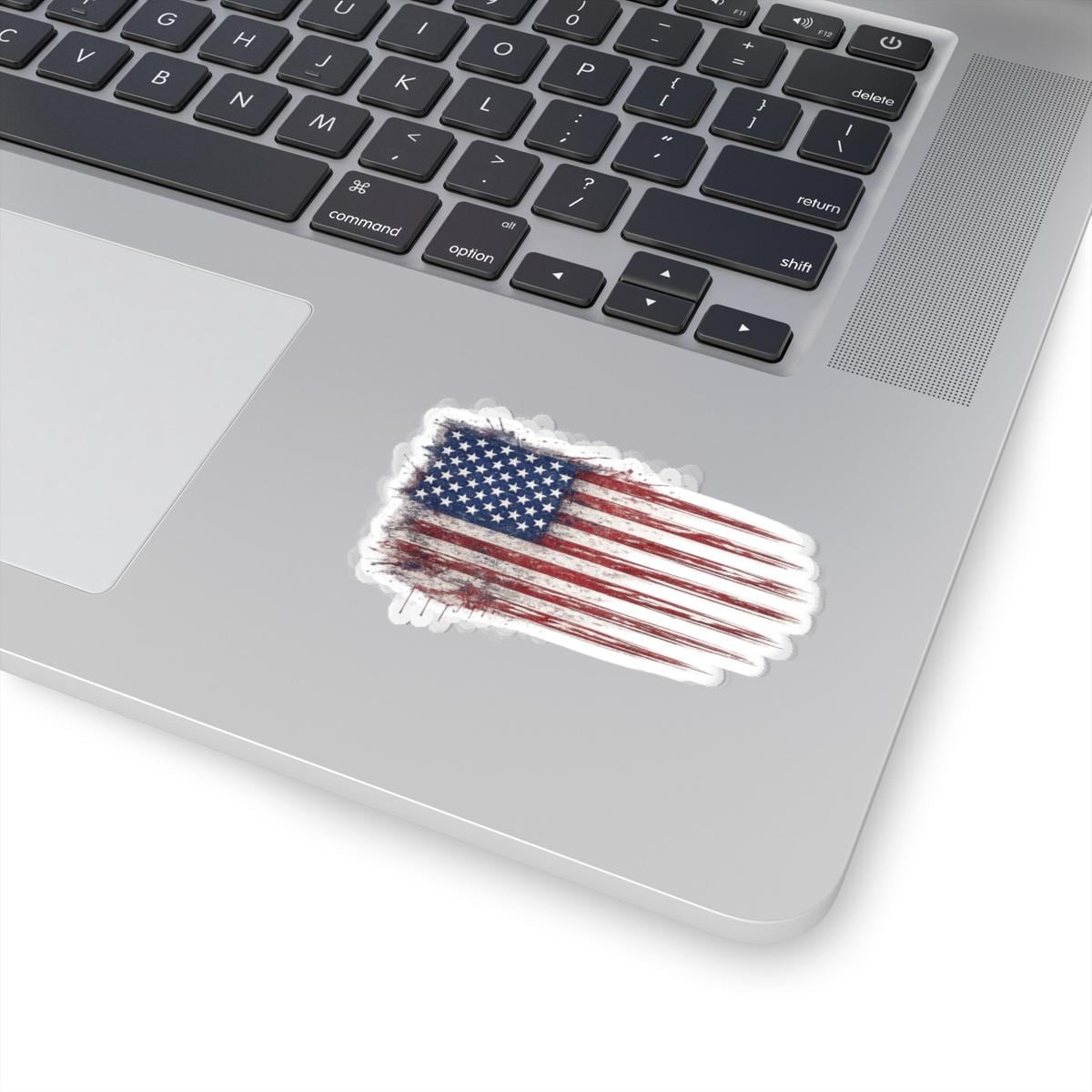 American Flag Kiss-Cut Sticker