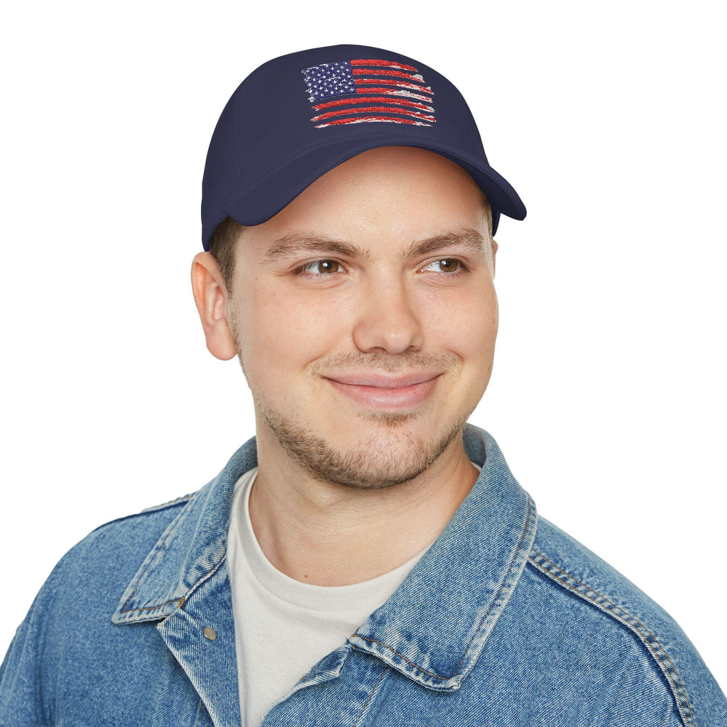 Embroidered American Flag Hat
